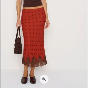 Reformation Carolina Midi Skirt
